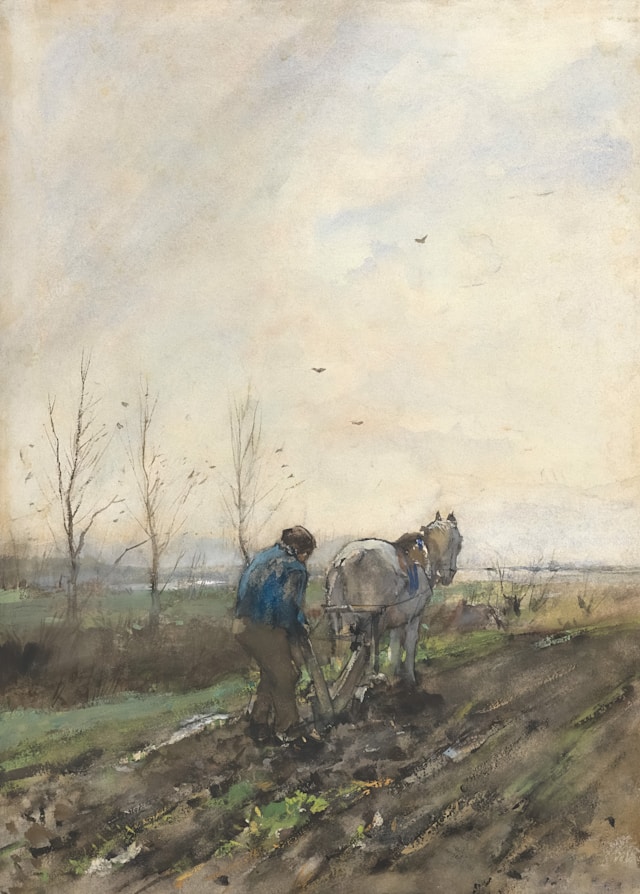 Explore the invention of the plow and its impact on farming and early civilizations.