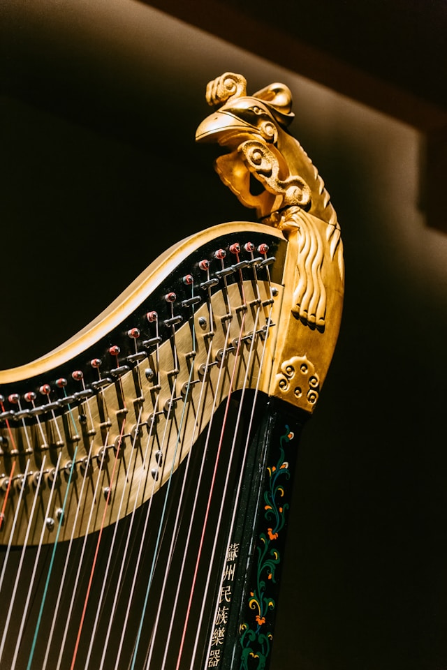 From bone flutes to ancient harps, explore the invention of musical instruments and the history of music