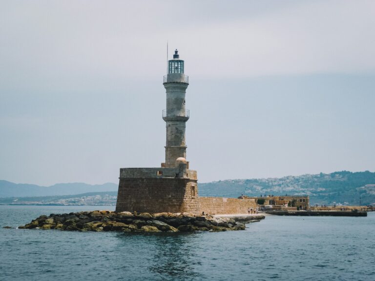 Learn how harbors and lighthouses transformed sea travel in antiquity.