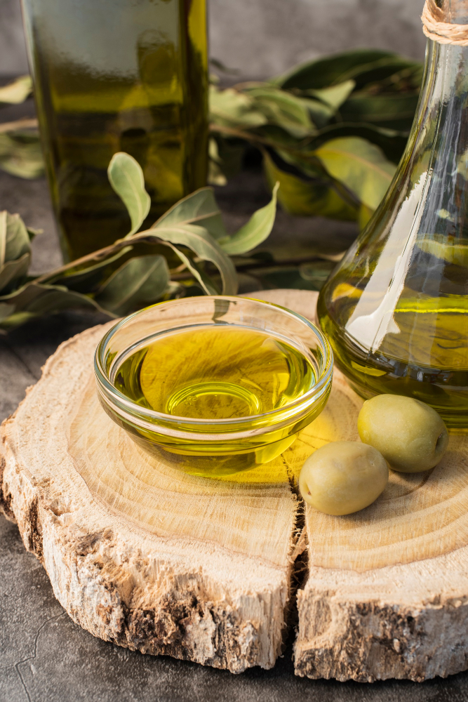 table with olive oil one of the most valuable products of antiquity