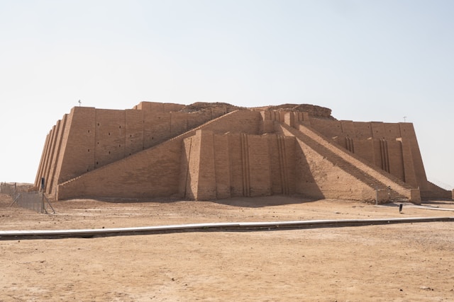ancient constructions and elevators
